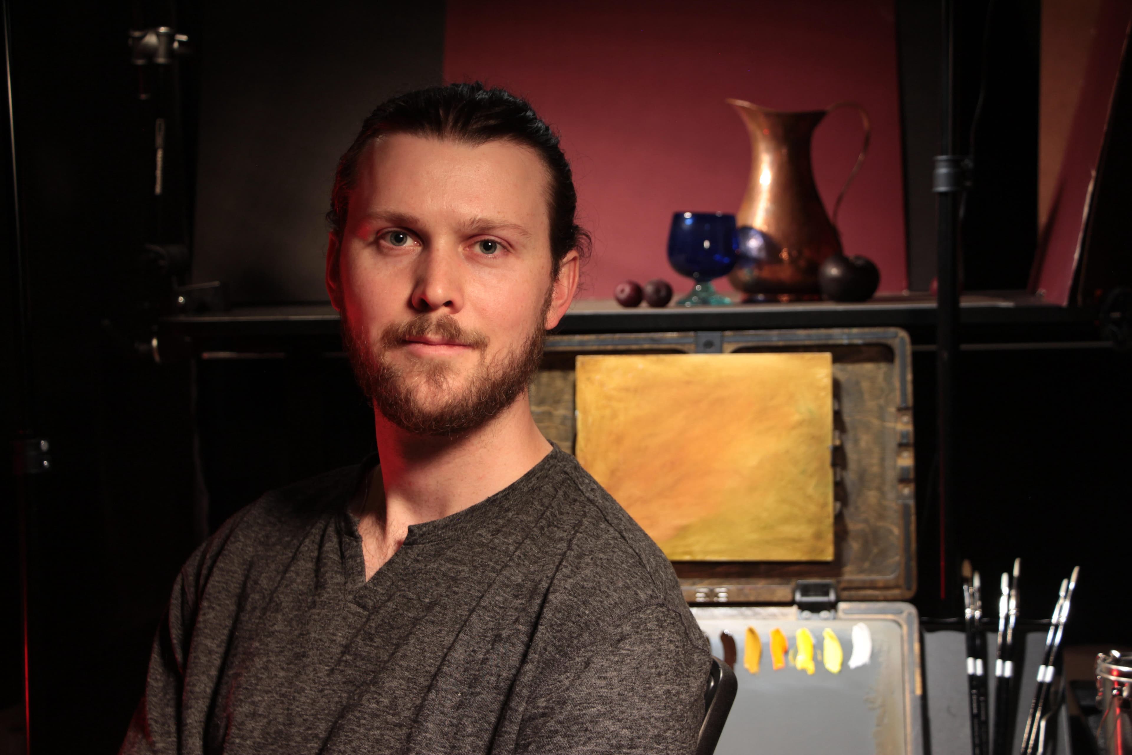 Portrait of Seattle Prize fellow Nick Eisele