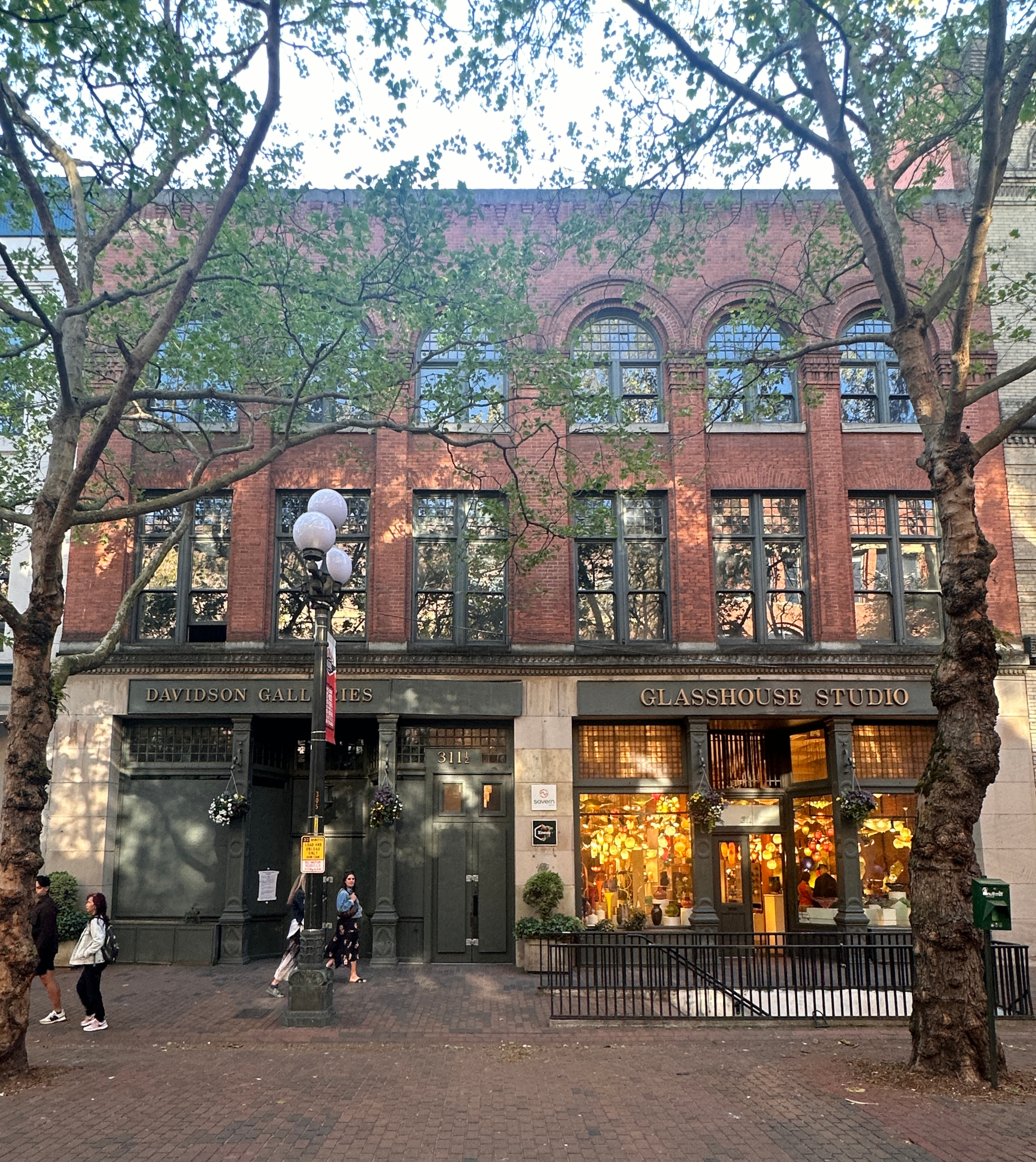 Exterior view of the Occidental Fine Art Center building in Pioneer Square